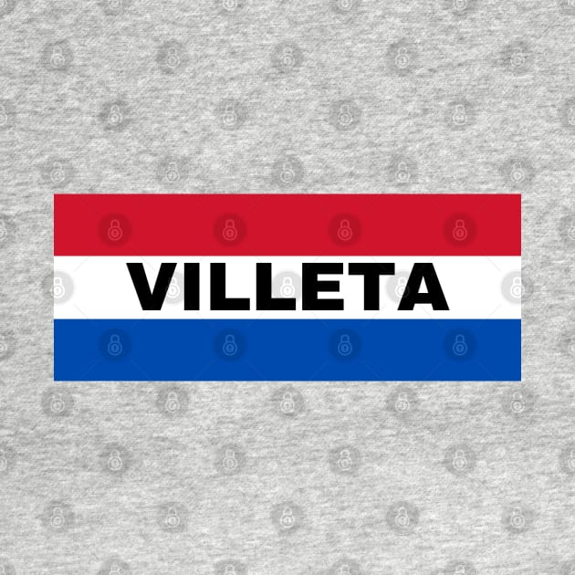 Villeta City in Paraguay Flag Colors by aybe7elf